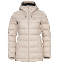 Odlo Winterjacke Severin N-Thermic Insulated Hooded (wasserabweisend, winddicht, atmungsaktiv) beige Damen